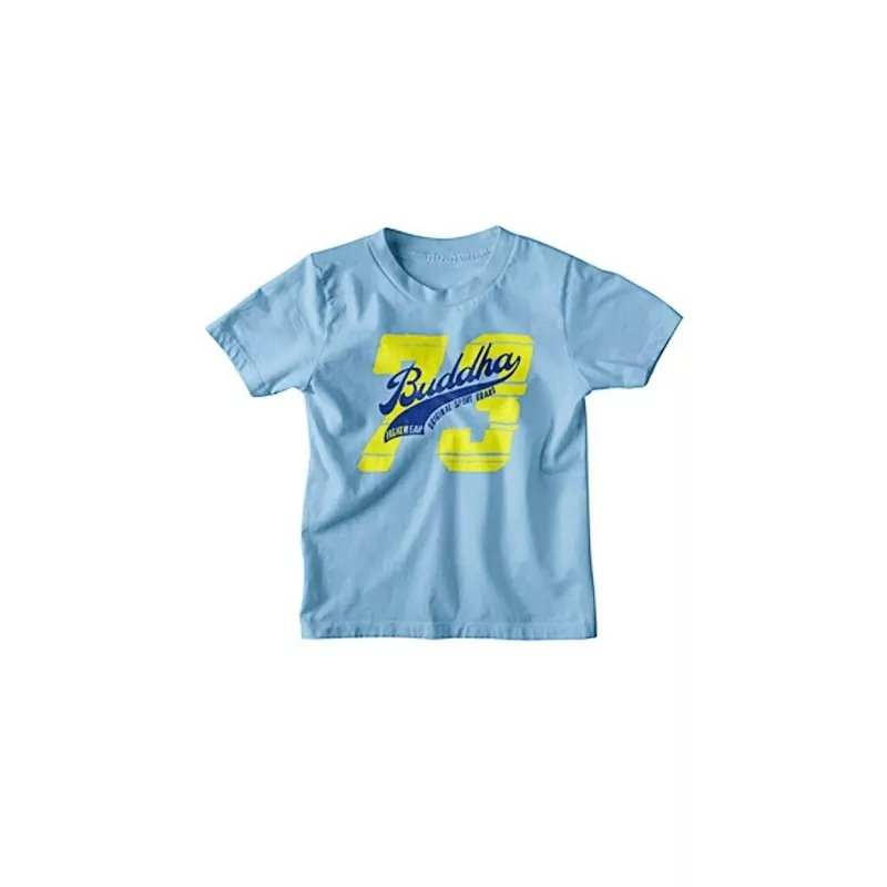 T-Shirt Para Crianças Boxe Buddha Sky Azul