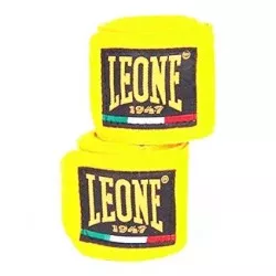 Leone boxe fasce mani giallo fluoro