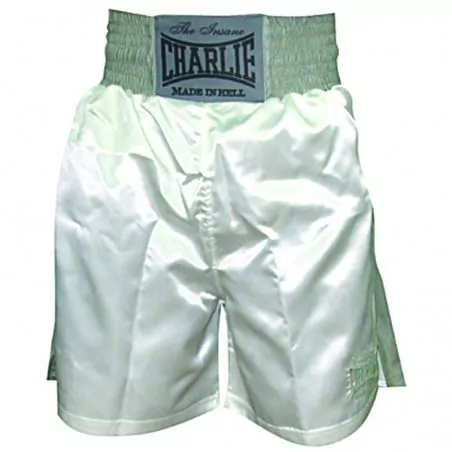 Shorts de boxe Charlie X branco