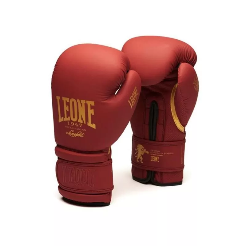 Luvas de boxe LEONE bordô GN059