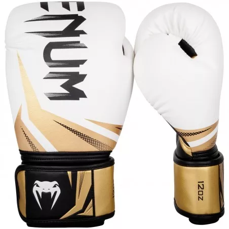 Guantes Venum Challenger3.0 Blanco/Negro/Oro