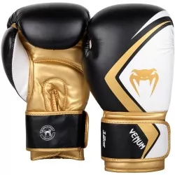 Guantes de boxeo Venum Contender 2.0 Negro/Blanco/Oro