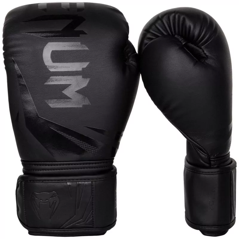 Luvas muay thai Venum challenger 3.0 preto/preto