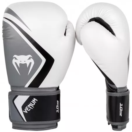 Guantes Venum Contender 2.0 Blanco/Gris/negro