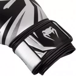 Luvas de boxe desafiador Venum preto / cinza