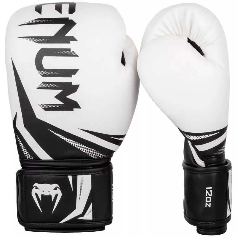 Luvas muay thai Venum challenger 3.0 branco/preto