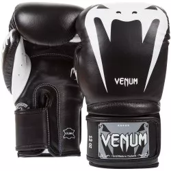 Luvas de boxe Venum Giant 3.0 couro preto / branco